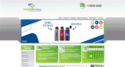 Desktop Screenshot of comercialmegabrindes.com.br