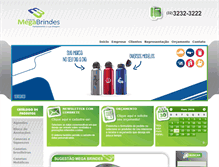 Tablet Screenshot of comercialmegabrindes.com.br